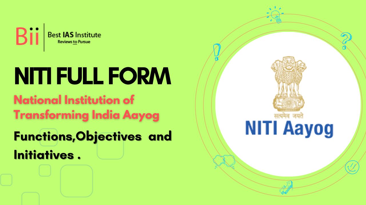 NITI Aayog Full Form- National Institution For Transforming India